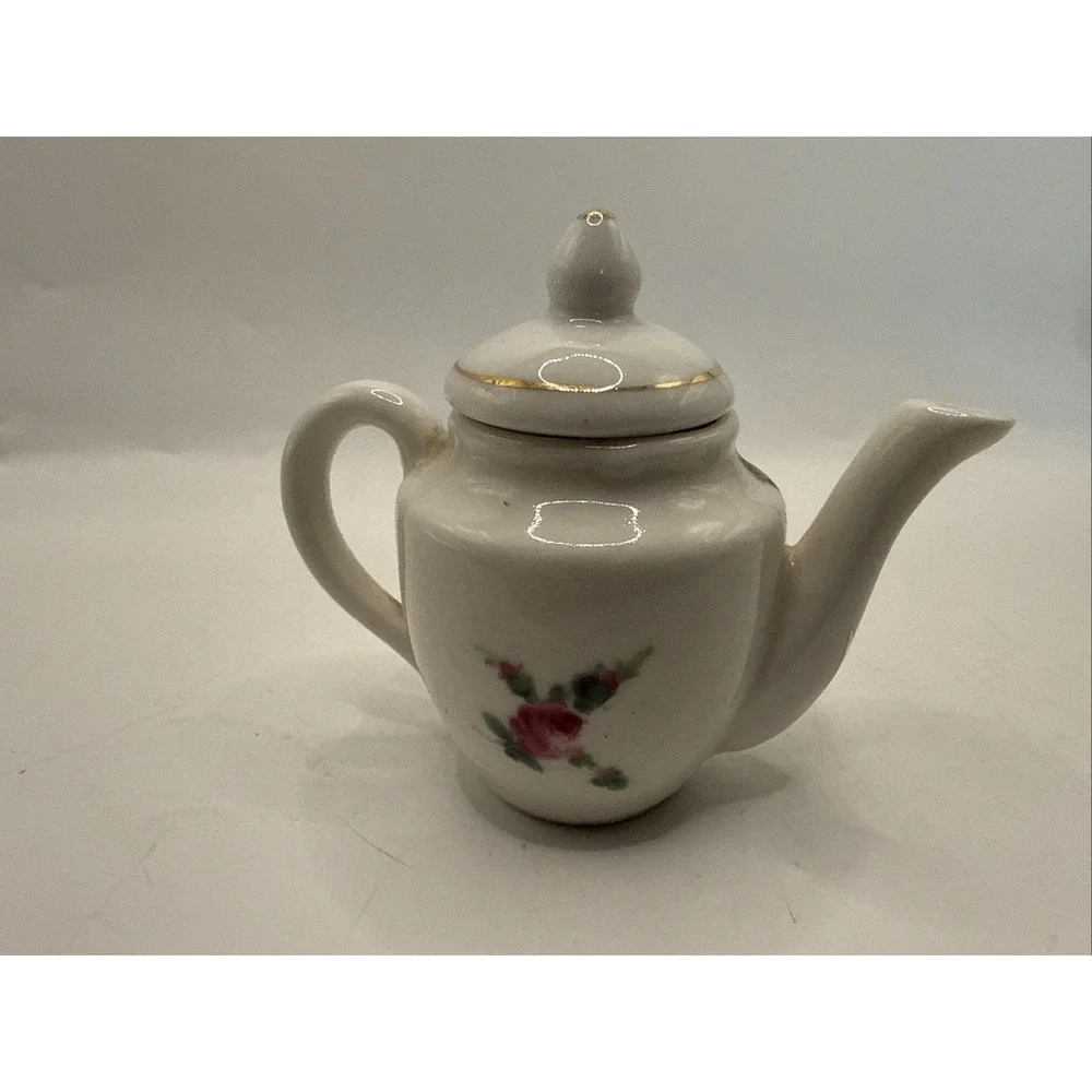 Vintage‎ SICO Teapot Calodimonte Flower Pattern Design Made In Germany